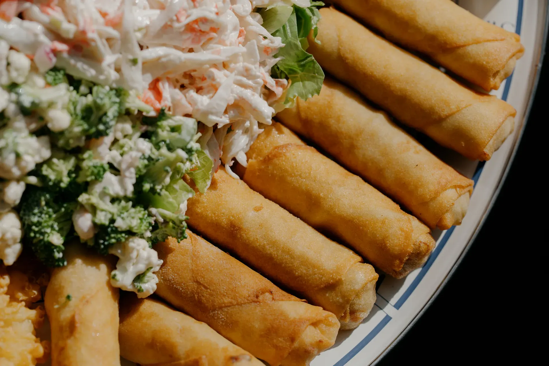 Crab Rolls with Sweet and Sour Sauce