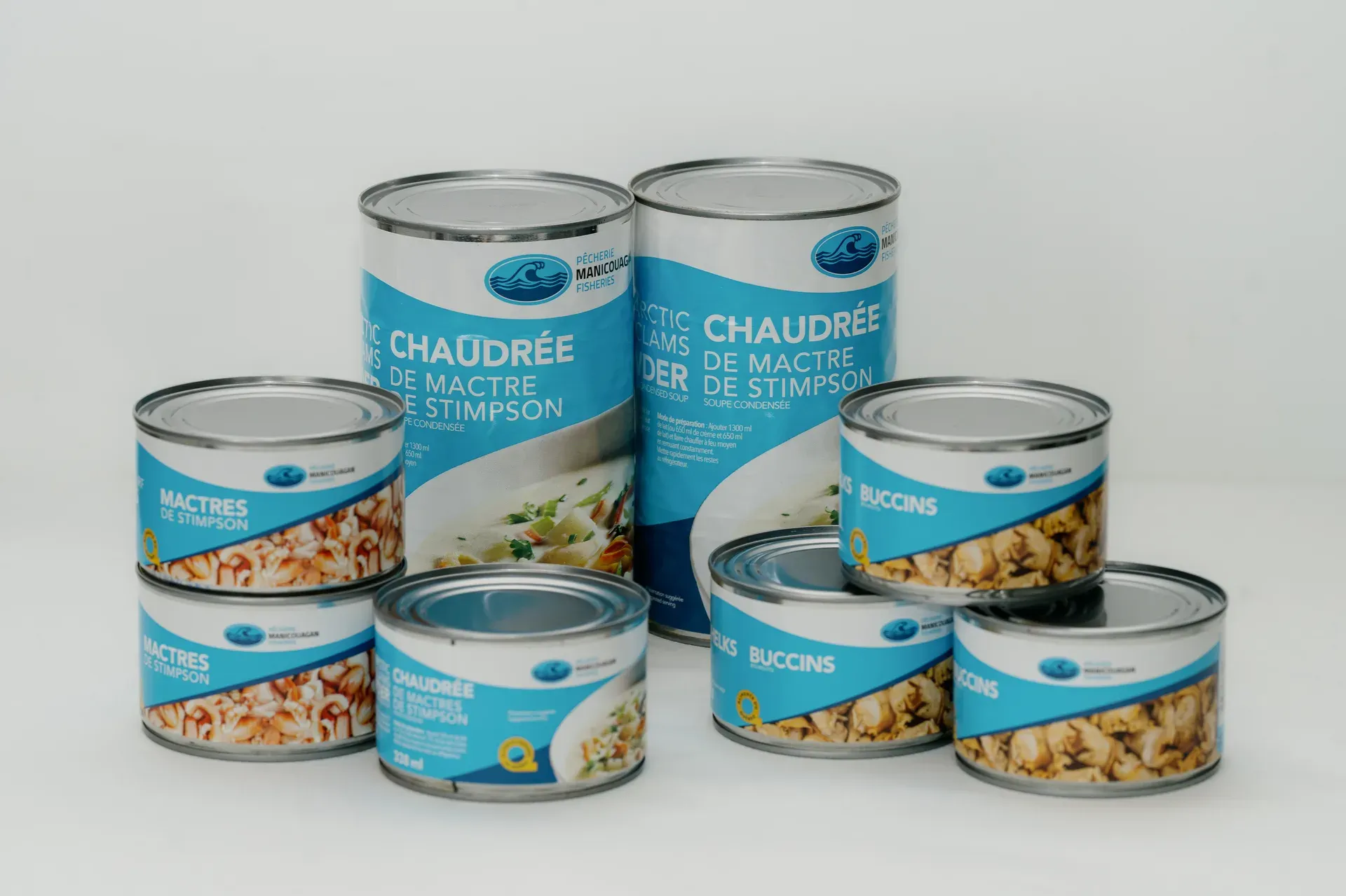 Mactres de Stimpson en conserve, Poissonnerie Les Escoumins