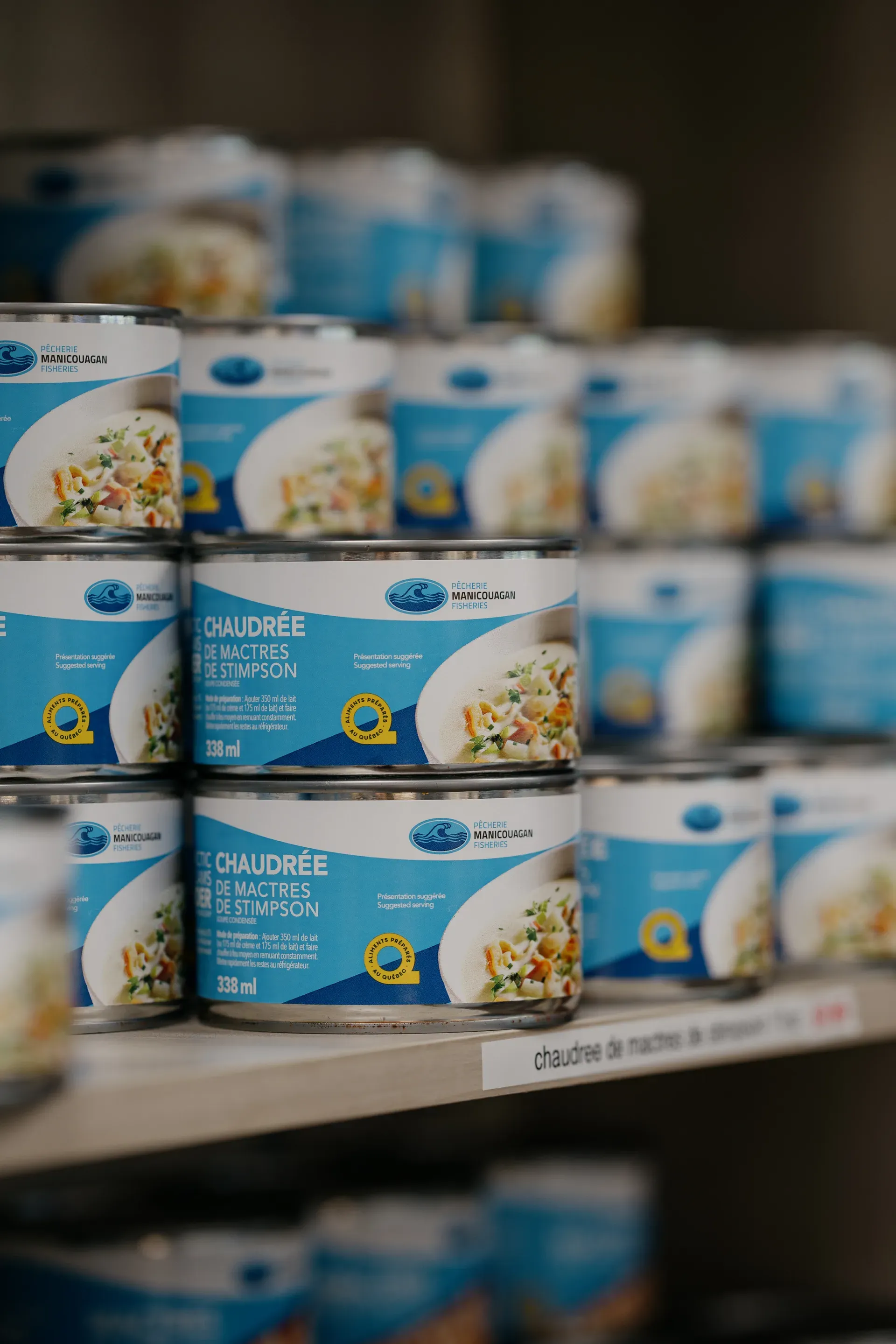 Chaudrée de mactres de Stimpson, Poissonnerie Les Escoumins