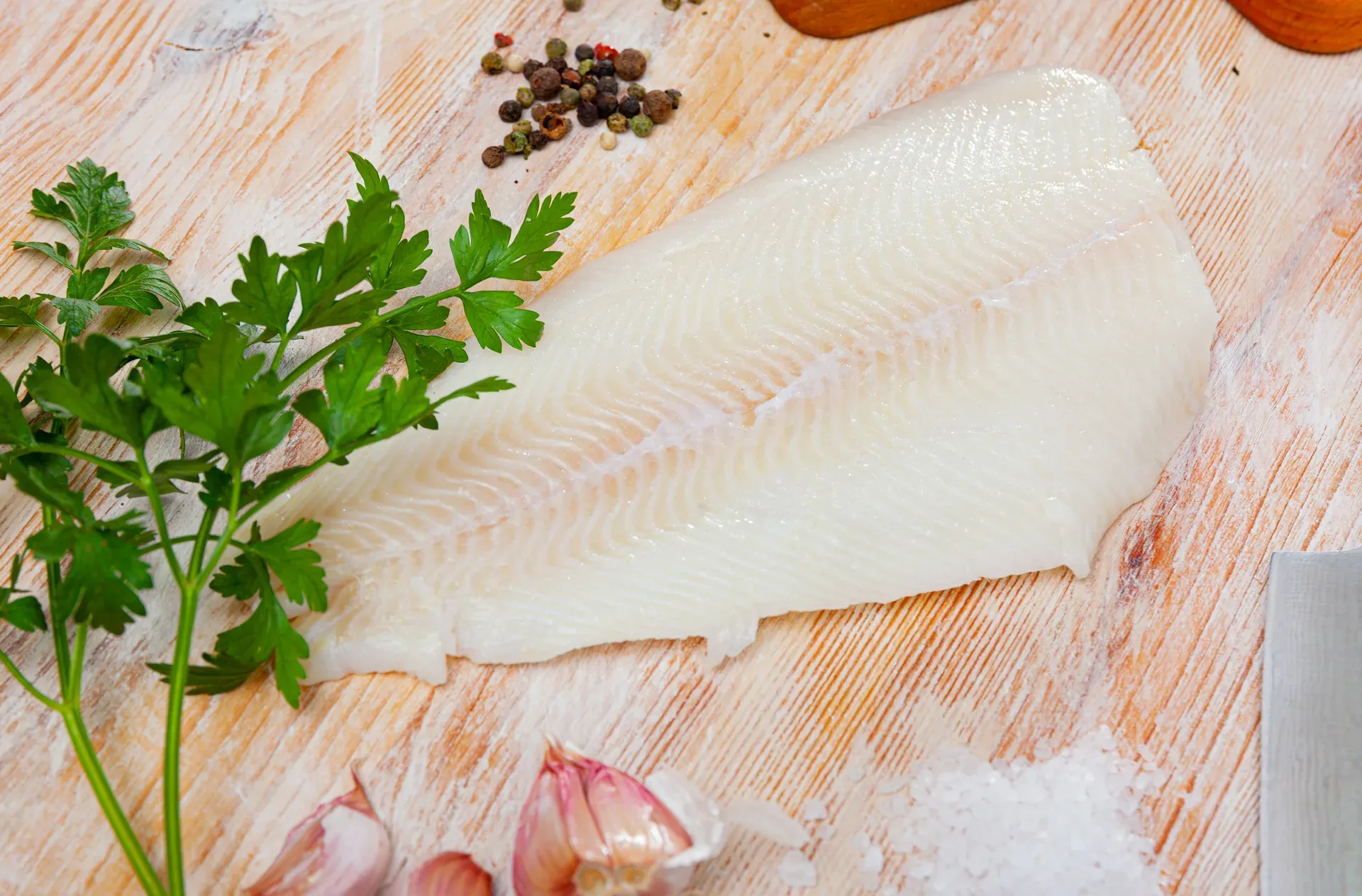 Turbot with Sun-Dried Tomatoes
