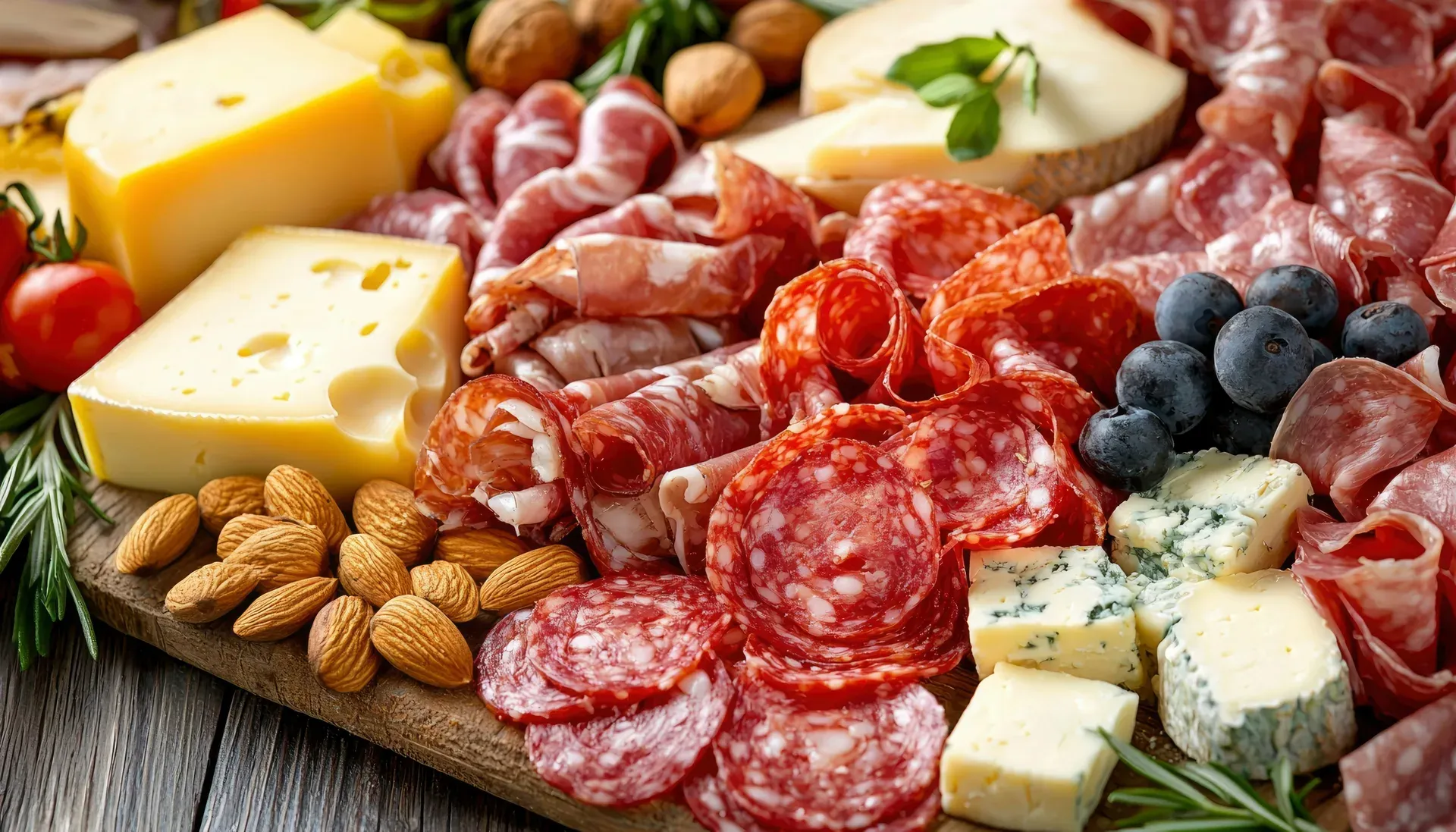 Plateau de charcuteries, terrines et fromages fins, Traiteur Les Escoumins